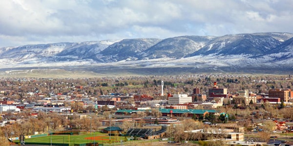 Aerial view of Wyoming