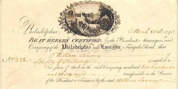 Philadelphia certificate