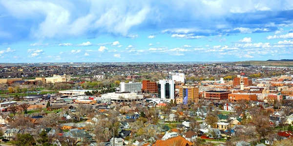 Aerial view of South Dakota