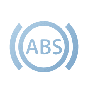 ABS car dashboard warning light
