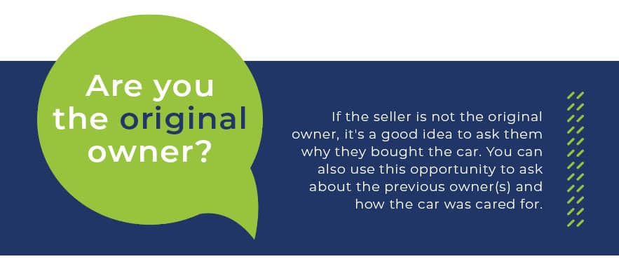 graphic with a question asking if you are the original owner? The answer to this question is below in the text