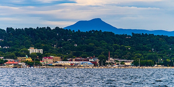 Burlington, Vermont waterfront