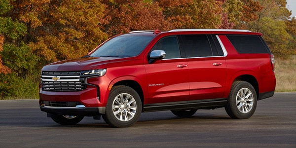 red 2022 Chevrolet Suburban