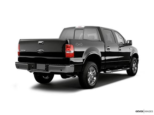 Black rear facing Ford F150 | Top 10 Most Refinanced Vehicles in 2020