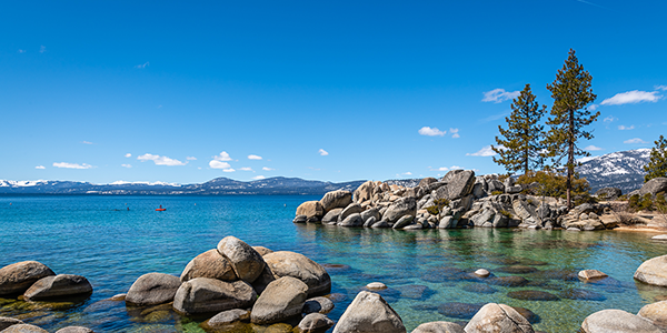 Lake Tahoe San Harbor Shore in Nevada | Top 10 States for Auto Refinance Savings