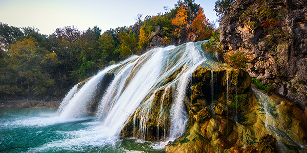 Oklahoma waterfall | States Best and Worst Auto Refinance Rates