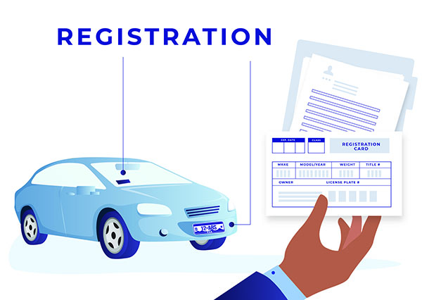 Vehicle registration illustration - RateGenius