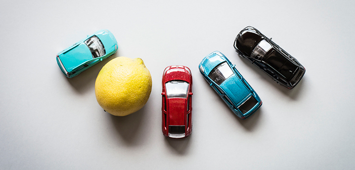 lemon and cars representing lemon laws